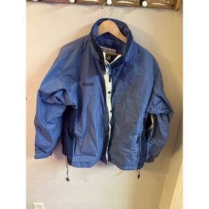 Vintage Columbia Bugaboo Interchange Jacket Women’s XL Blue 90s Shell